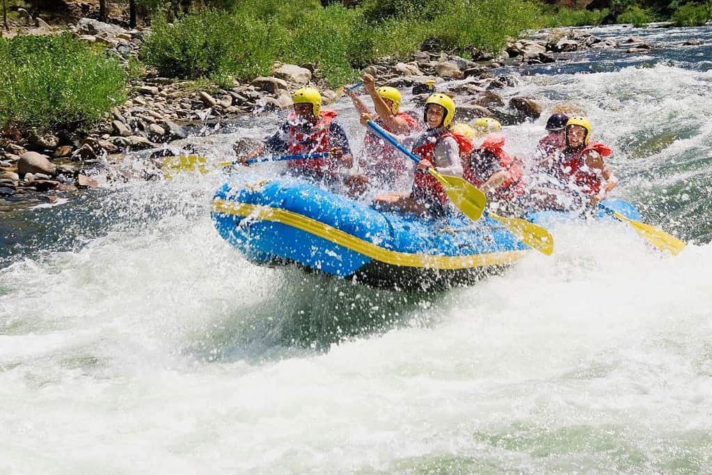 Whitewater rafting in the Smoky Mountains